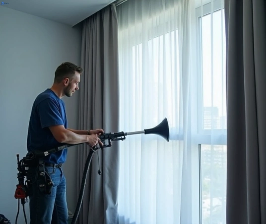 Professional curtain stain removal process equipment Matty Curtain Cleaning rozelle-nsw